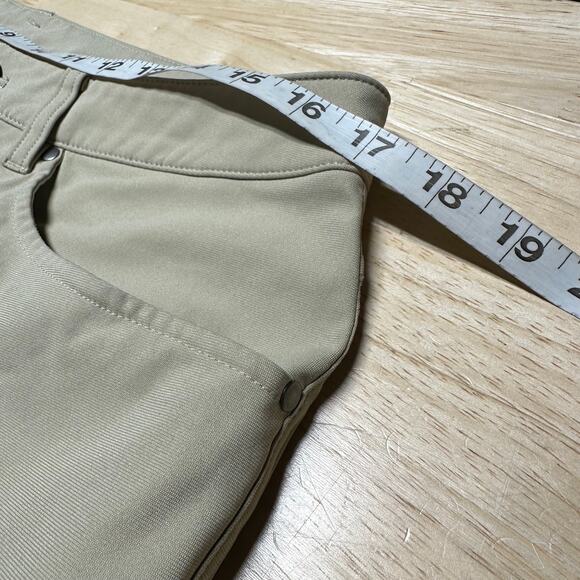 Lululemon ABC Pant Classic Warpstreme Khaki Beige Men's Size 32 x 29 EUC - Picture 5 of 7